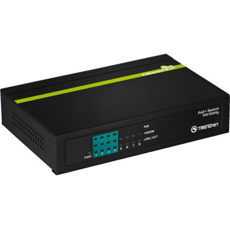 Monacor TPE-TG44G - Switch gigabitowy Power over Ethernet