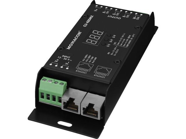 Monacor CU-48DMX - 4-kanałowy kontroler diodowy RGBW DMX
