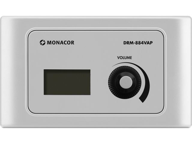 Monacor DRM-884VAP - Panel ścienny do regulator głośności, z wyjściem audio