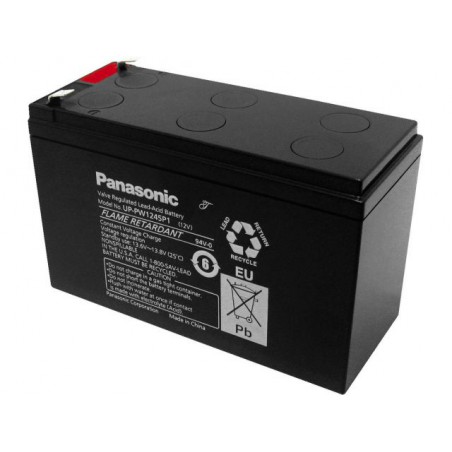 Monacor NPA-12/270W - PANASONIC Ołowiowa bateria akumulatorowa AGM, wysokoprądowa, 12V, 7.8Ah