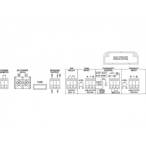 Monacor PA-1500D - Wzmacniacz cyfrowy (klasa D) PA, mono