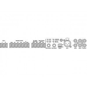 Monacor PA-803DMP - Cyfrowy wzmacniacz miksujący PA mono, MP3, USB/SD, FM, BT, 30W