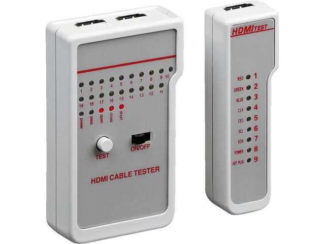 Monacor HD-1TEST - Tester kabli HDMI™ Monacor HD-1TEST - Tester kabli HDMI™