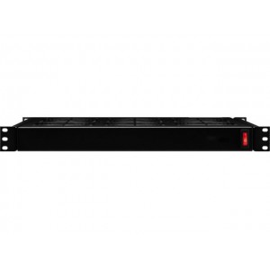 Monacor DPVEN-04 - Panel wentylacyjny rack 482mm (19&quot), 1U, z 4 wentylatorami