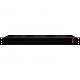 Monacor DPVEN-04 - Panel wentylacyjny rack 482mm (19"), 1U, z 4 wentylatorami