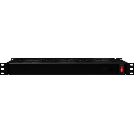 Monacor DPVEN-04 - Panel wentylacyjny rack 482mm (19&quot), 1U, z 4 wentylatorami