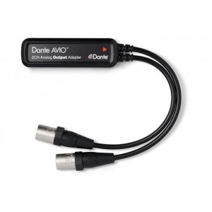 Monacor ADP-DAO-0X2 - Konwerter wyjściowy AVIO Dante&ltsup&gt®&lt/sup&gt/analog