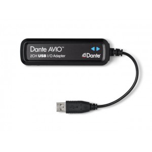 Monacor ADP-USB-2X2 - Konwerter AVIO Dante&ltsup&gt®&lt/sup&gt/USB
