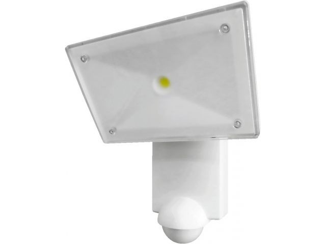 Monacor FO-671LED - Reflektor diodowy CREE COB z czujnikiem ruchu, biały, 1000 lm, 5000 K, 13W