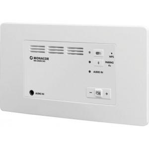 Monacor IWA-50WIFI/WS - Wzmacniacz HiFi do systemów multi-room, Wi-Fi, Bluetooth