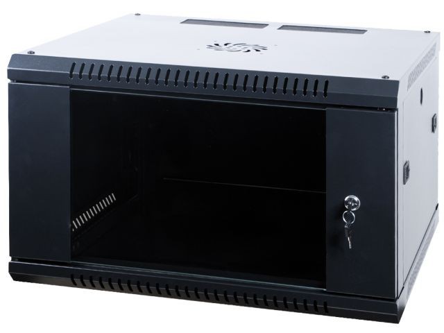 Monacor X SZAFA 6U/SW - Szafa naścienna rack 6U na urządzenia 482mm (19&quot).