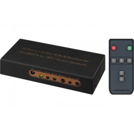 Monacor HDMS-3014K - 3-kanałowy przełącznik HDMI™