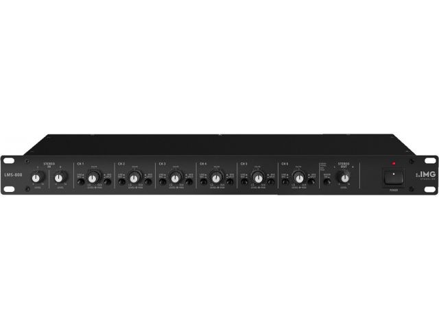 IMG Stage Line LMS-808 - Mikser mikrofonowy/rozdzielacz liniowy IMG Stage Line LMS-808 - Mikser mikrofonowy/rozdzielacz liniowy