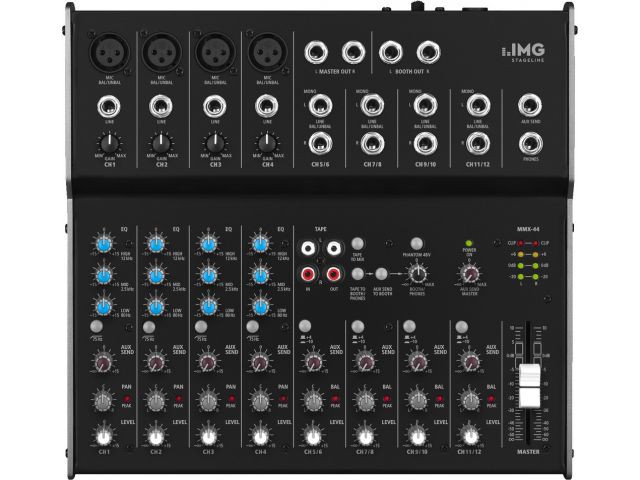 IMG Stage Line MMX-44 - 8-kanałowy mikser audio IMG Stage Line MMX-44 - 8-kanałowy mikser audio