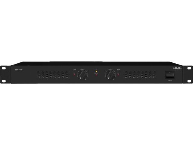 IMG Stage Line STA-400D - Cyfrowy (klasa D) wzmacniacz stereo PA, 700W
