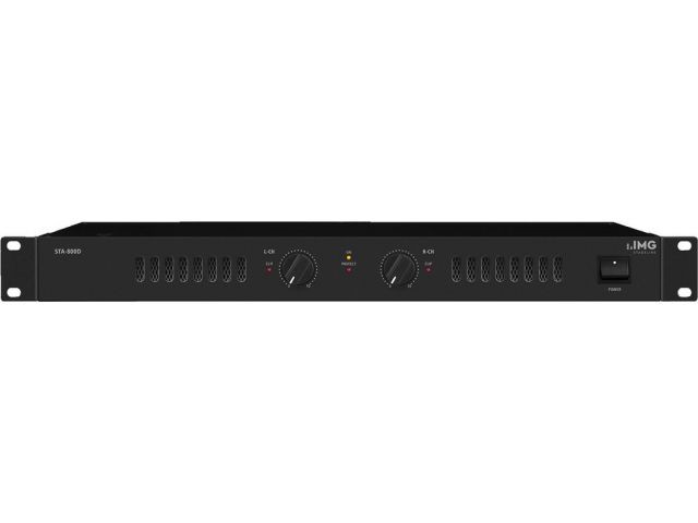 IMG Stage Line STA-800D - Cyfrowy (klasa D) wzmacniacz stereo PA, 1000W