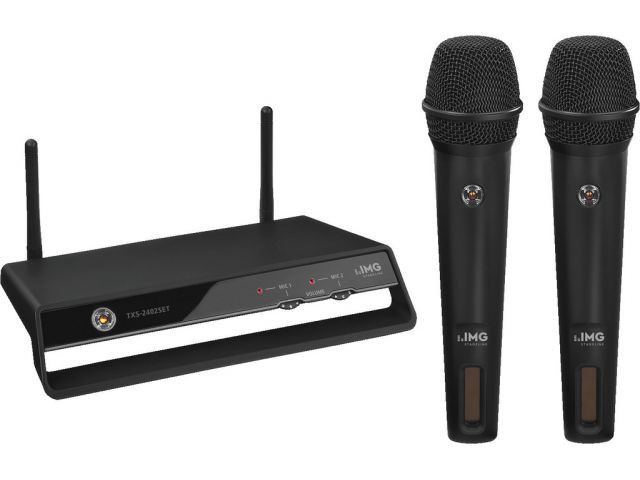 IMG Stage Line TXS-2402SET - Podwójny, cyfrowy zestaw mikrofonu bezprzewodowego PLL, 2.4GHz