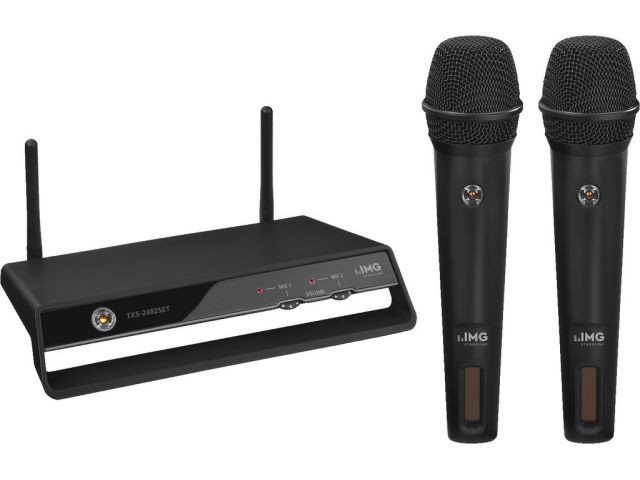 IMG Stage Line TXS-2402SET - Podwójny, cyfrowy zestaw mikrofonu bezprzewodowego PLL, 2.4GHz IMG Stage Line TXS-2402SET - Podwójny, cyfrowy zestaw mikrofonu bezprzewodowego PLL, 2.4GHz