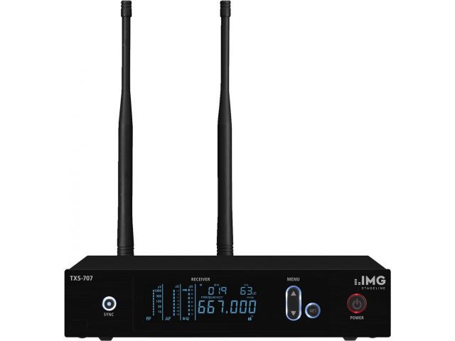 IMG Stage Line TXS-707 - Odbiornik wieloczęstotliwościowy, 667.000-691.750MHz IMG Stage Line TXS-707 - Odbiornik wieloczęstotliwościowy, 667.000-691.750MHz