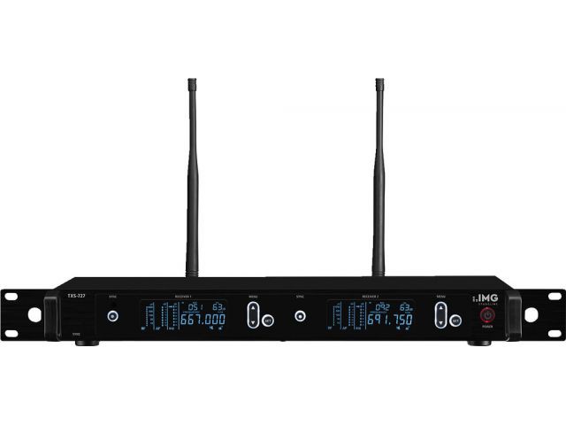 IMG Stage Line TXS-727 - Podwójny odbiornik wieloczęstotliwościowy, 667.000-691.750MHz