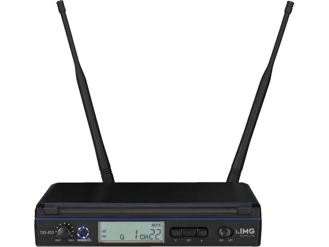 IMG Stage Line TXS-855 - Odbiornik wieloczęstotliwościowy UHF PLL, 506-542MHz IMG Stage Line TXS-855 - Odbiornik wieloczęstotliwościowy UHF PLL, 506-542MHz