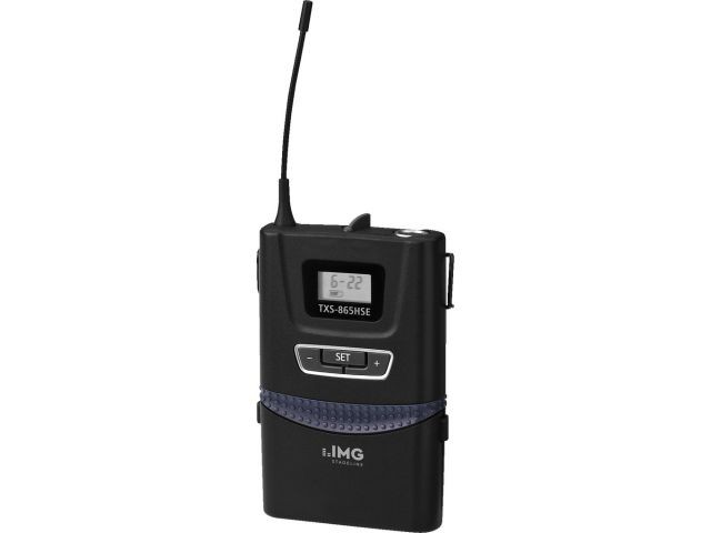 IMG Stage Line TXS-865HSE - Wieloczęstotliwościowy nadajnik kieszonkowy UHF PLL, 506-542MHz