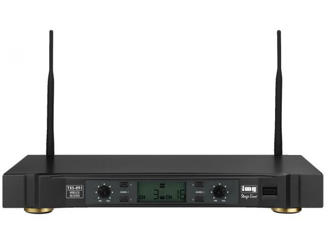 IMG Stage Line TXS-891 - Podwójny odbiornik wieloczęstotliwościowy, 863-865MHz IMG Stage Line TXS-891 - Podwójny odbiornik wieloczęstotliwościowy, 863-865MHz