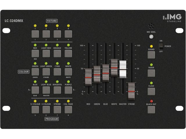 IMG Stage Line LC-324DMX - Kontroler diodowy DMX IMG Stage Line LC-324DMX - Kontroler diodowy DMX