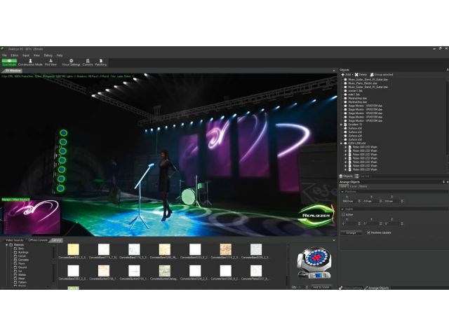 IMG Stage Line REALIZZER-3D - Oprogramowanie do wizualizacji pokazów świetlnych sterowanych DMX w trybie real-time