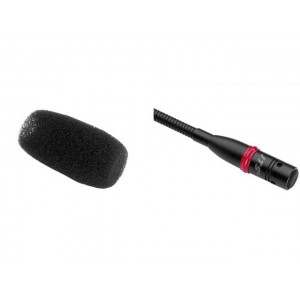 JTS GM-5212L - Mikrofony elektretowe na gęsiej szyi, ze świecącym na czerwono pierścieniem