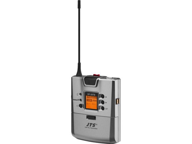 JTS UF-20TB/5 - Wieloczęstotliwościowy nadajnik kieszonkowy w technologii UHF PLL