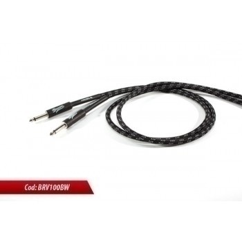 Proel BRV100LU3BW Kabel instrumentalny mono jack 3m Proel BRV100LU3BW Kabel instrumentalny mono jack 3m