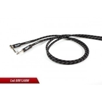 Proel BRV120LU3BW Kabel instrumentalny mono kątowy 3m Proel BRV120LU3BW Kabel instrumentalny mono kątowy 3m
