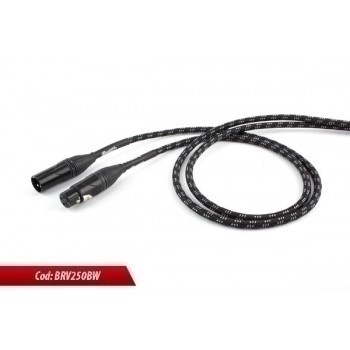 Proel BRV250LU6BW Kabel mikrofonowy XLR F - XLR M 6m Proel BRV250LU6BW Kabel mikrofonowy XLR F - XLR M 6m