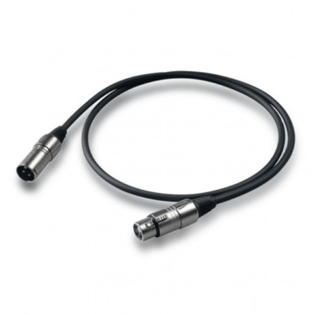Proel CHL250LU05 Kabel mikrofonowy XLR F - XLR M 0,5m