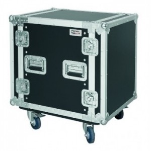 Proel CR212BLKMW Flight case 12U z kółkami profesjonalny