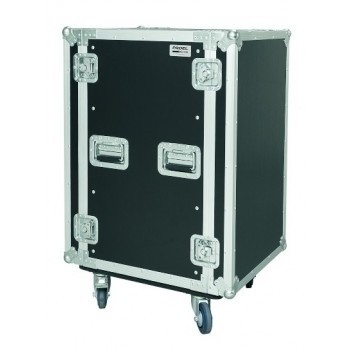 Proel CR218BLKMW Flight case 18U z kółkami profesjonalny Proel CR218BLKMW Flight case 18U z kółkami profesjonalny