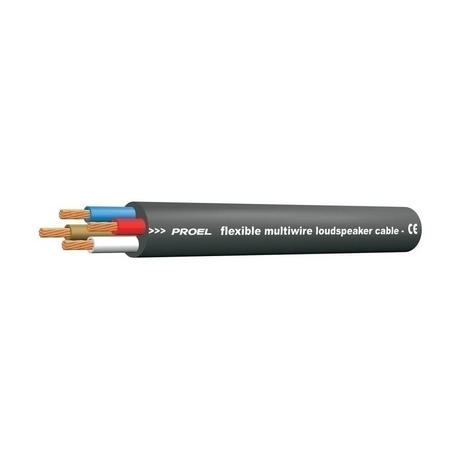 Proel HPC640BK Kabel głośnikowy 4x2,50mm2 Proel HPC640BK Kabel głośnikowy 4x2,50mm2