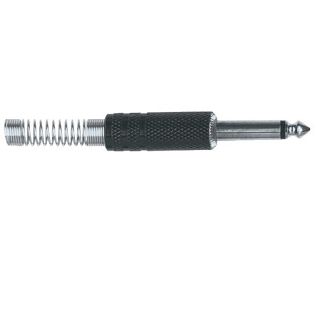 Proel S210BK Jack mono obudowa nikl-cz., kabel do 7mm Proel S210BK Jack mono obudowa nikl-cz., kabel do 7mm
