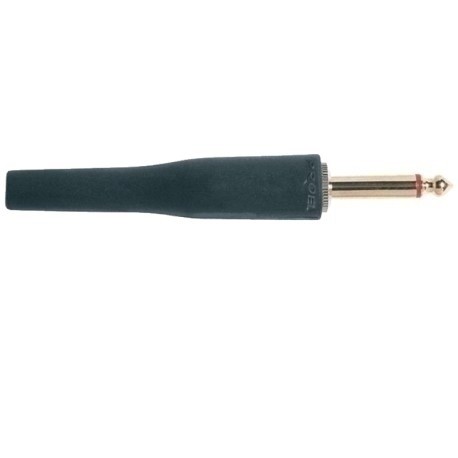Proel S290BK Jack mono ob. gumowa, złocone kontakty Proel S290BK Jack mono ob. gumowa, złocone kontakty