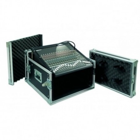 Proel SA06BLKM Flight case 6U + mixer profesjonalny