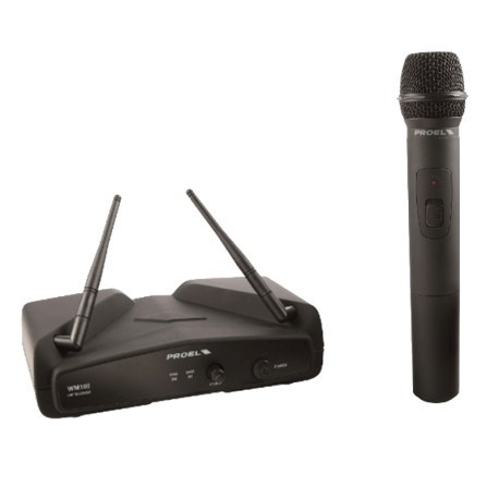 Proel WM100M System bezprz.VHF z mikrofonem Proel WM100M System bezprz.VHF z mikrofonem