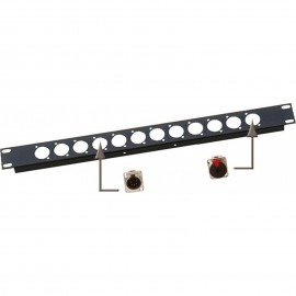 JV Case RP 1U/XLR - panel rack XLR