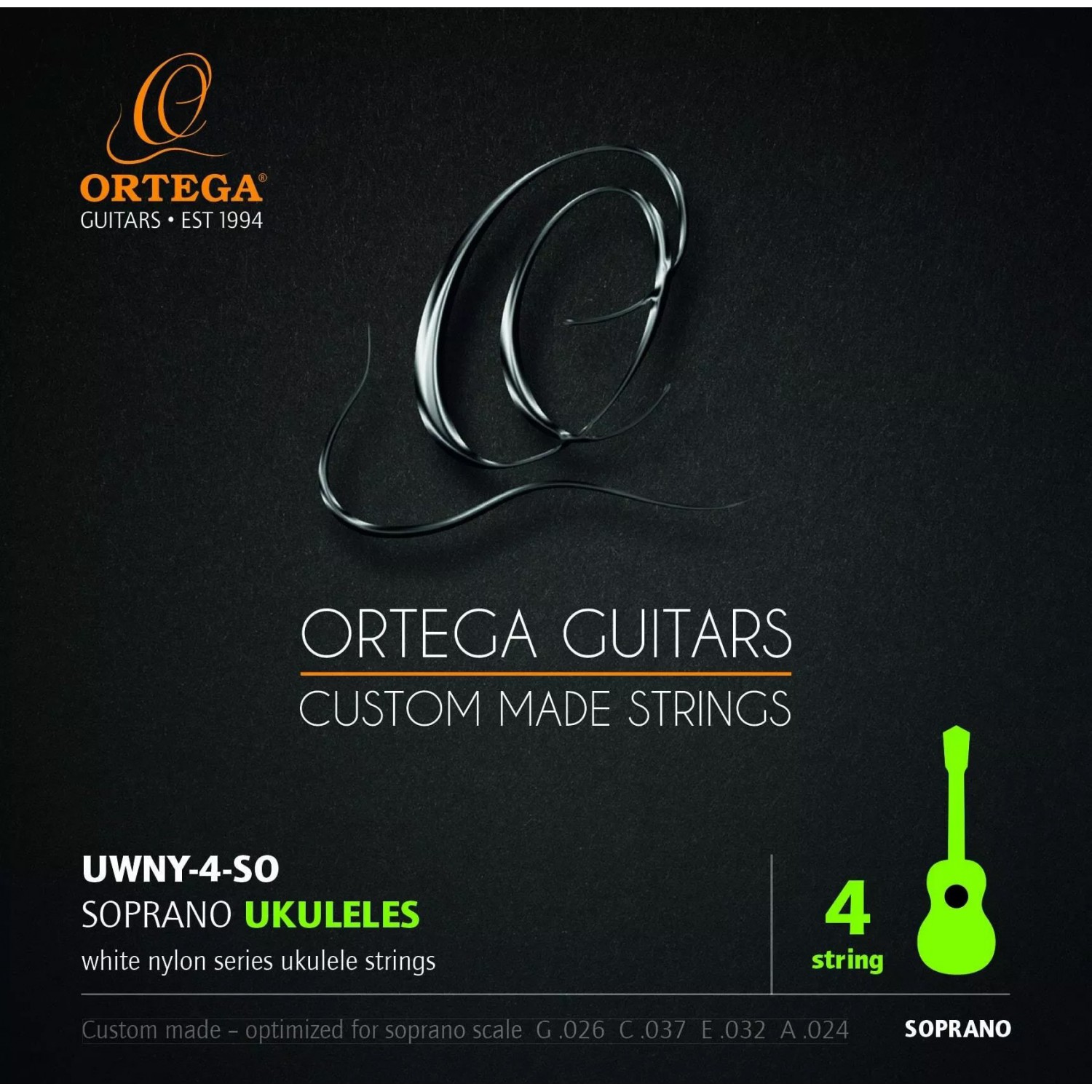 Ortega UWNY-4-SO - struny do ukulele