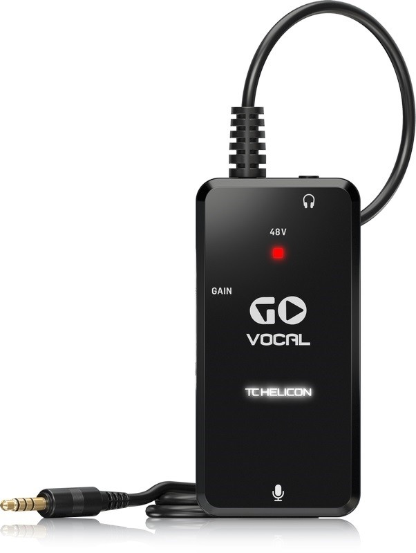 TC Helicon GO Vocal Interfejs do mikrofonu do urządzeń mobil TC Helicon GO Vocal Interfejs do mikrofonu do urządzeń mobil