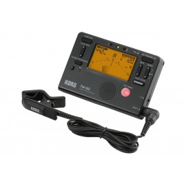 KORG - TM60C BK - TUNER/METRONOM + MIKROFON KONTAKTOWY