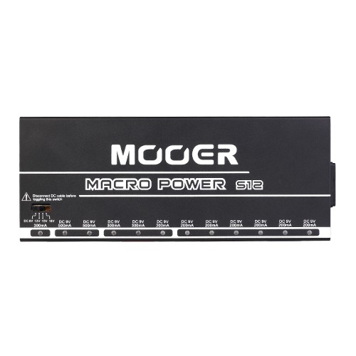 Mooer Macro Power S12 - Power Supply with 12 isolated Ports Mooer Macro Power S12 - Power Supply with 12 isolated Ports