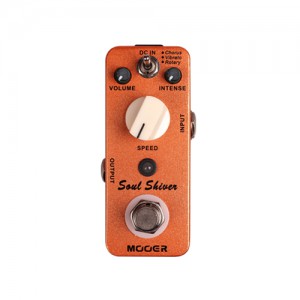 Mooer Soul Shiver Univibe Pedal, Chorus+Vibrato