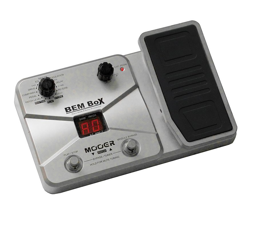 Mooer BEM Box Bass Guitar MultiFX Processor with expression pedal Mooer BEM Box Bass Guitar MultiFX Processor with expression pedal