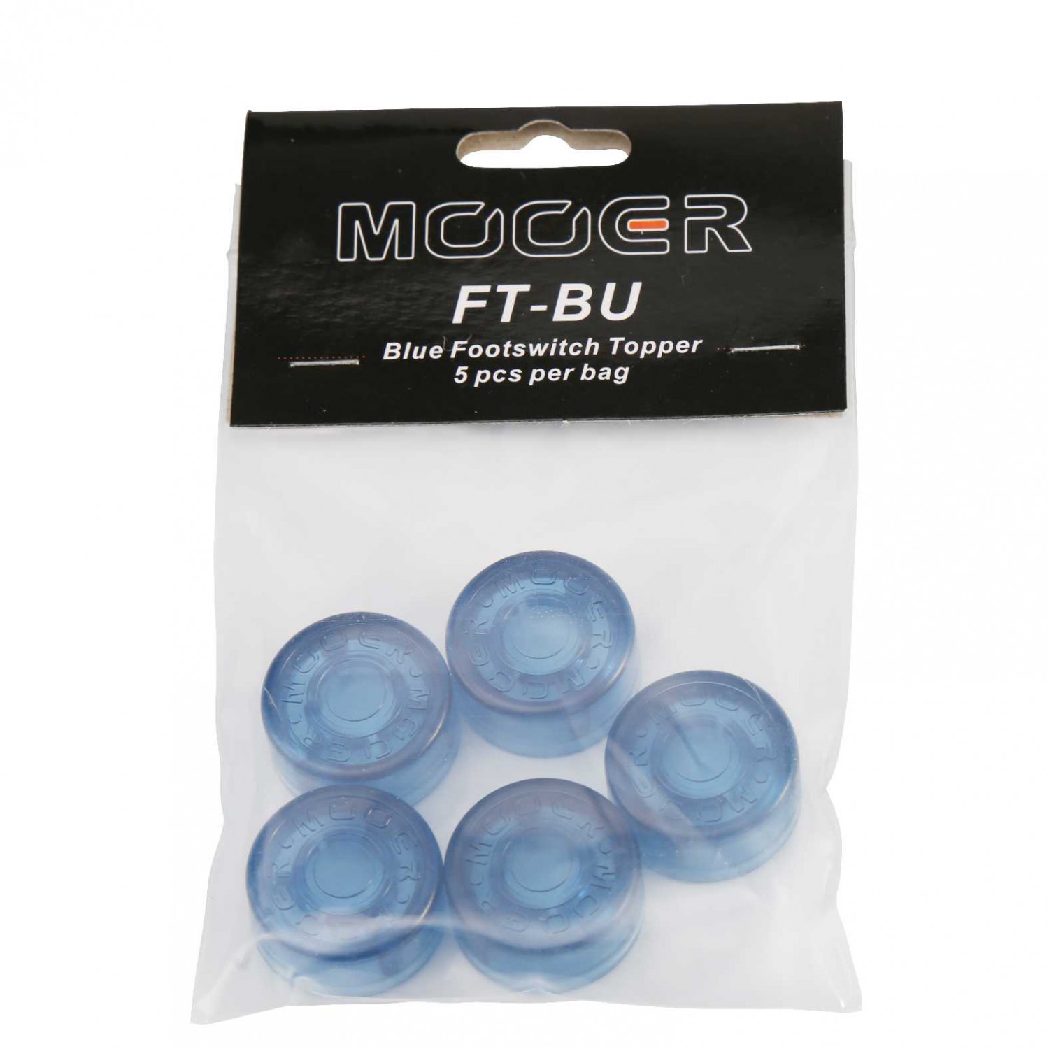 Mooer Candy Footswitch Topper, blue, 5 pcs.